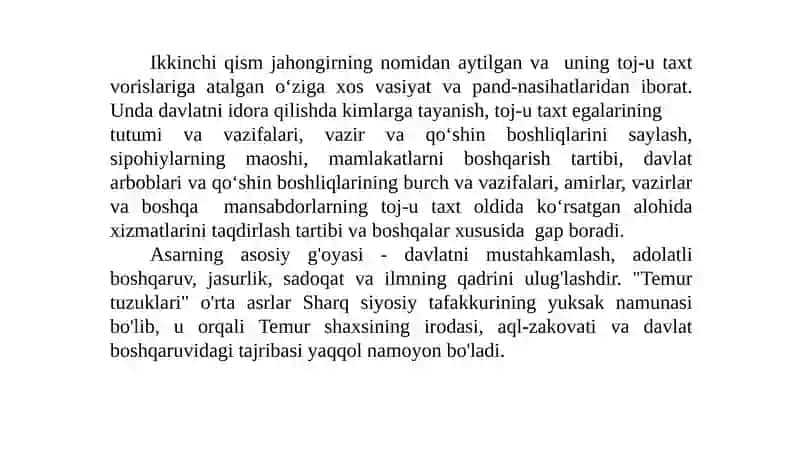 TEMUR TUZUKLARI 4