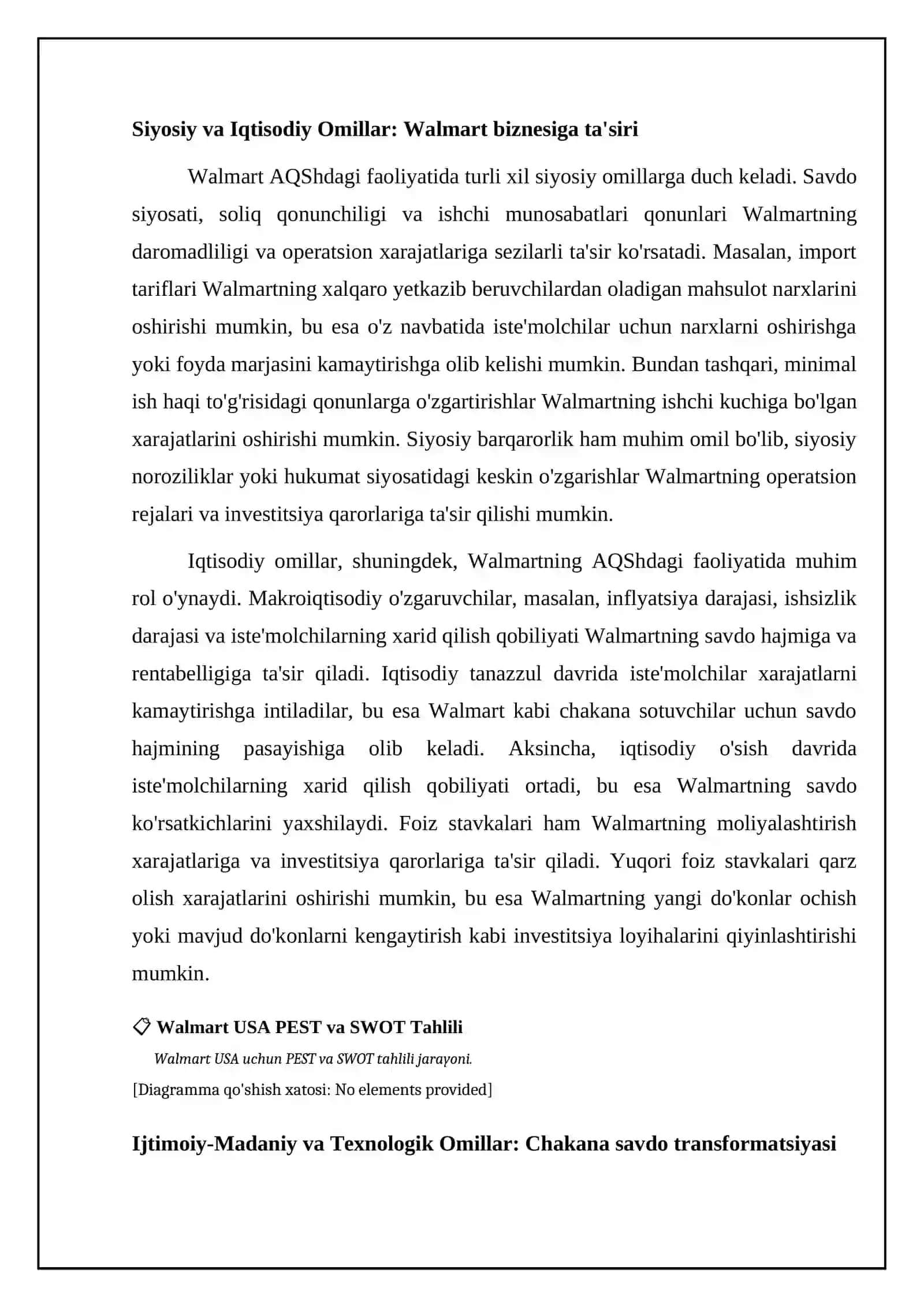 Walmart USA: Strategiya, raqobat va kelajak istiqbollari 4