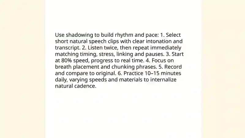 Strategies for improving speaking:Shadowing. Role-playing 4