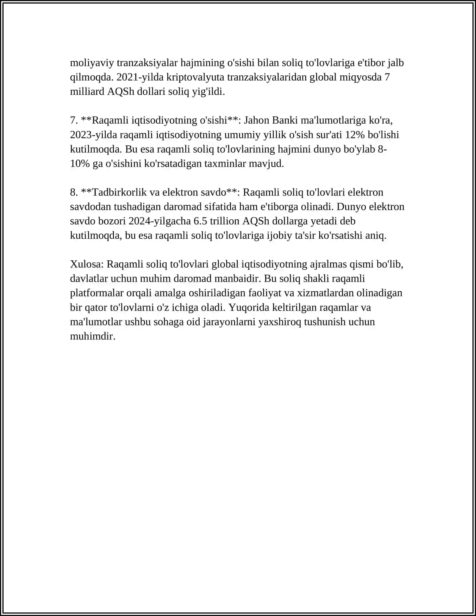 O'ZBEKISTON SOLIQ TIZIMINI RAQAMLI TRANSFORMATSIYASI 4