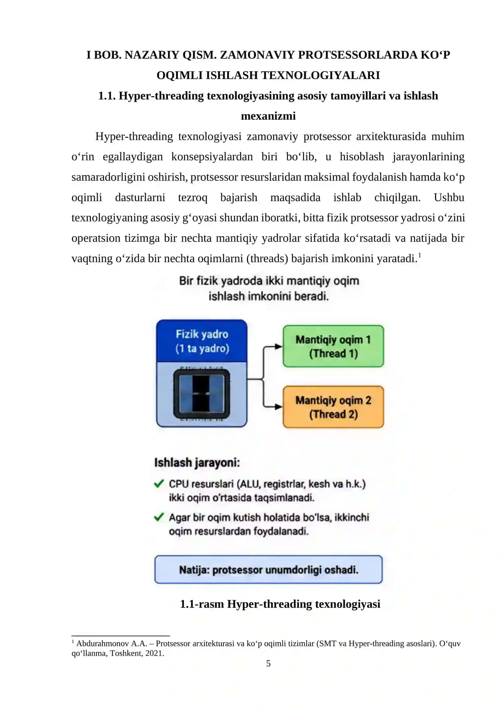 Hyper-threading texnologiyasi, Multitasking va ko‘p oqimli tizimlar, VLIW, SMT (simultaneous multithreading) yo‘llari 4