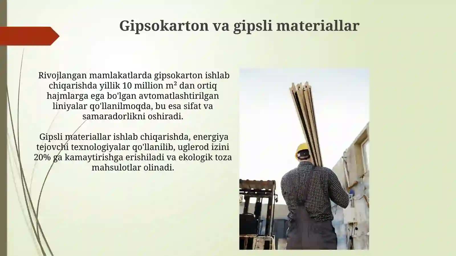 Rivojlangan xorijiy davlatlarda devorbop materiallarni ishlab chiqarish 4