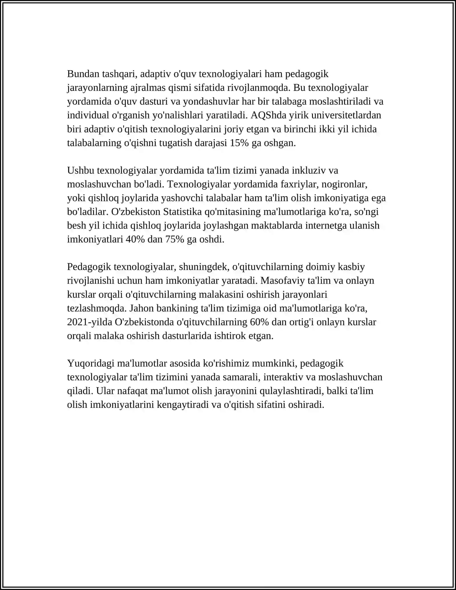BILIM BERIWDI BASQARIW 4