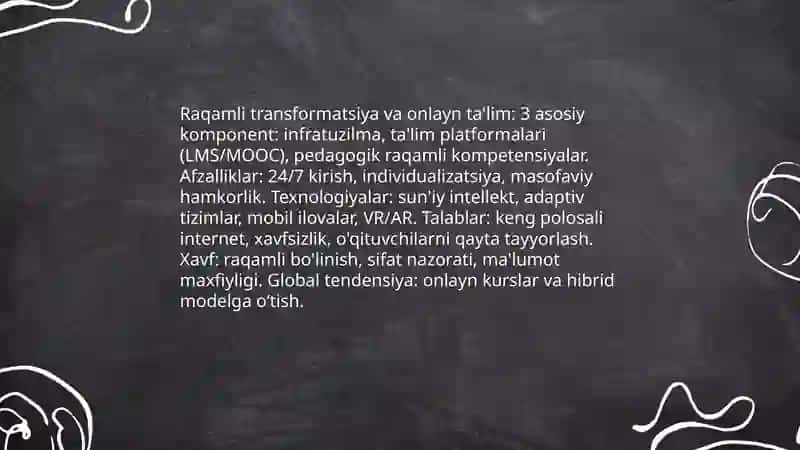 Globalizatsiya va ta'lim darajasini o'zgartirish 4