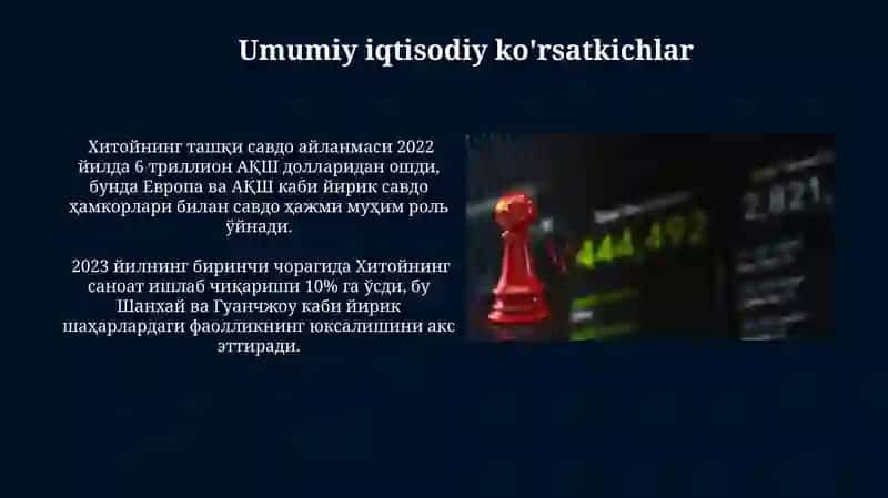Xitoy umumiy iqtisodiy ish korsatkichlari 4