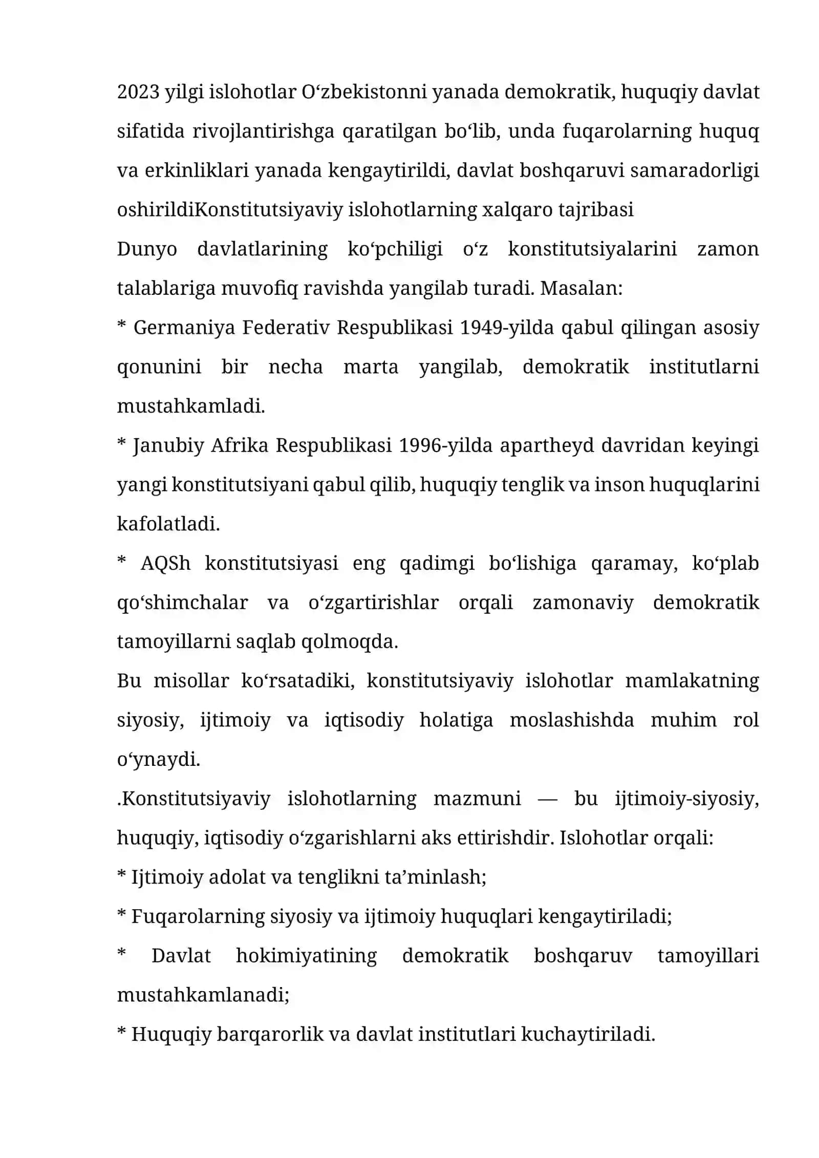 KONSTITUTSIYAVIY ISLOHOTLAR HAMDA ULARNING MAZMUN-MOHIYATI 4