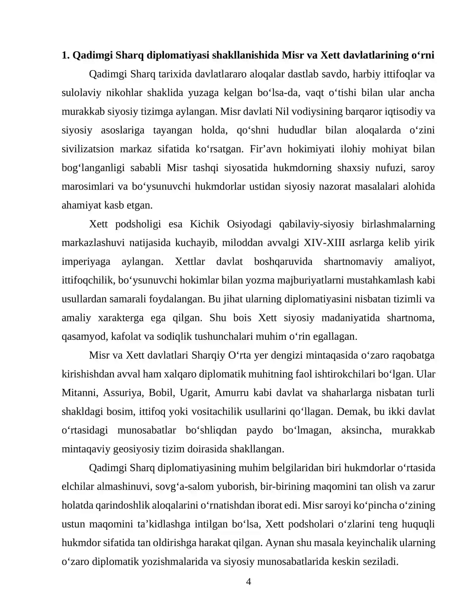 MISR VA XETT PODSHOLIGI O‘RTASIDAGI MUNOSABATLAR 4