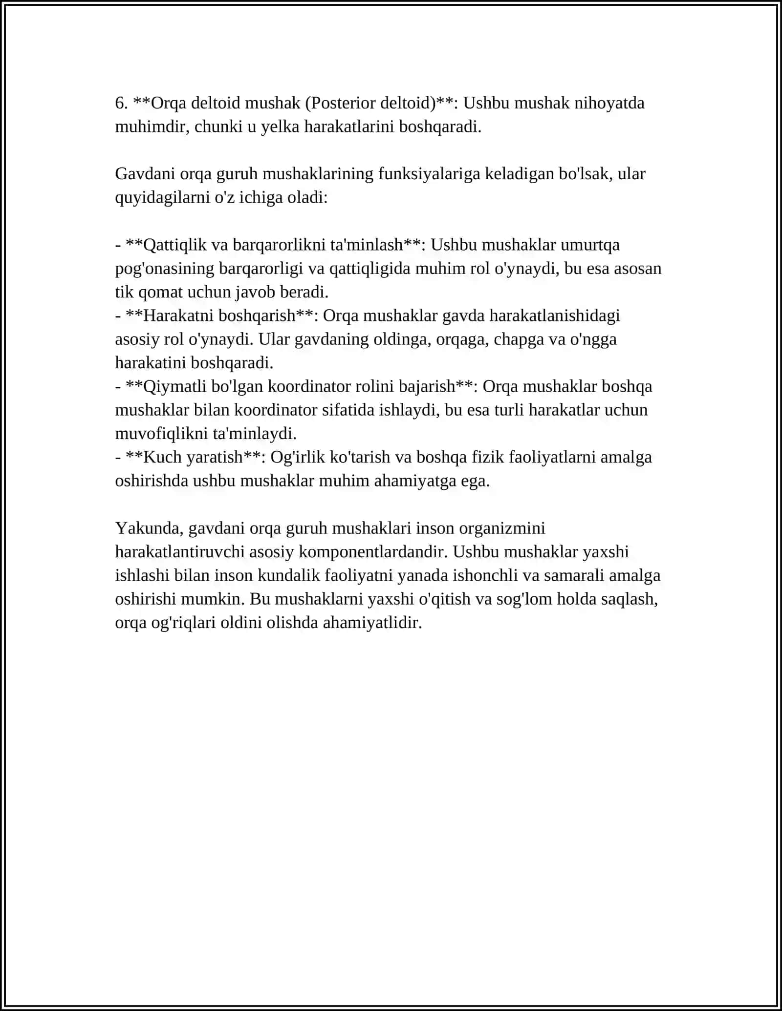 GAVDANING ORQA GURUH YUZA VA CHUQUR GURUH MUSHAKLARI.ULARNING YOSHGA QARAB OʻZGARISHI 4