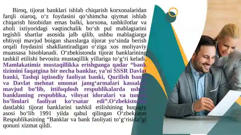 Tijorat Banklari va Ularning Funksiyalari 4