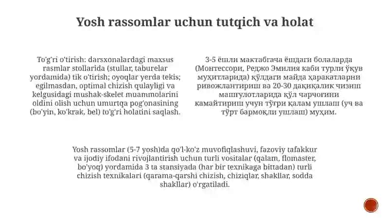 Bolalarni tasviriy faoliyatga oʻrgatishda rasm turlari 4