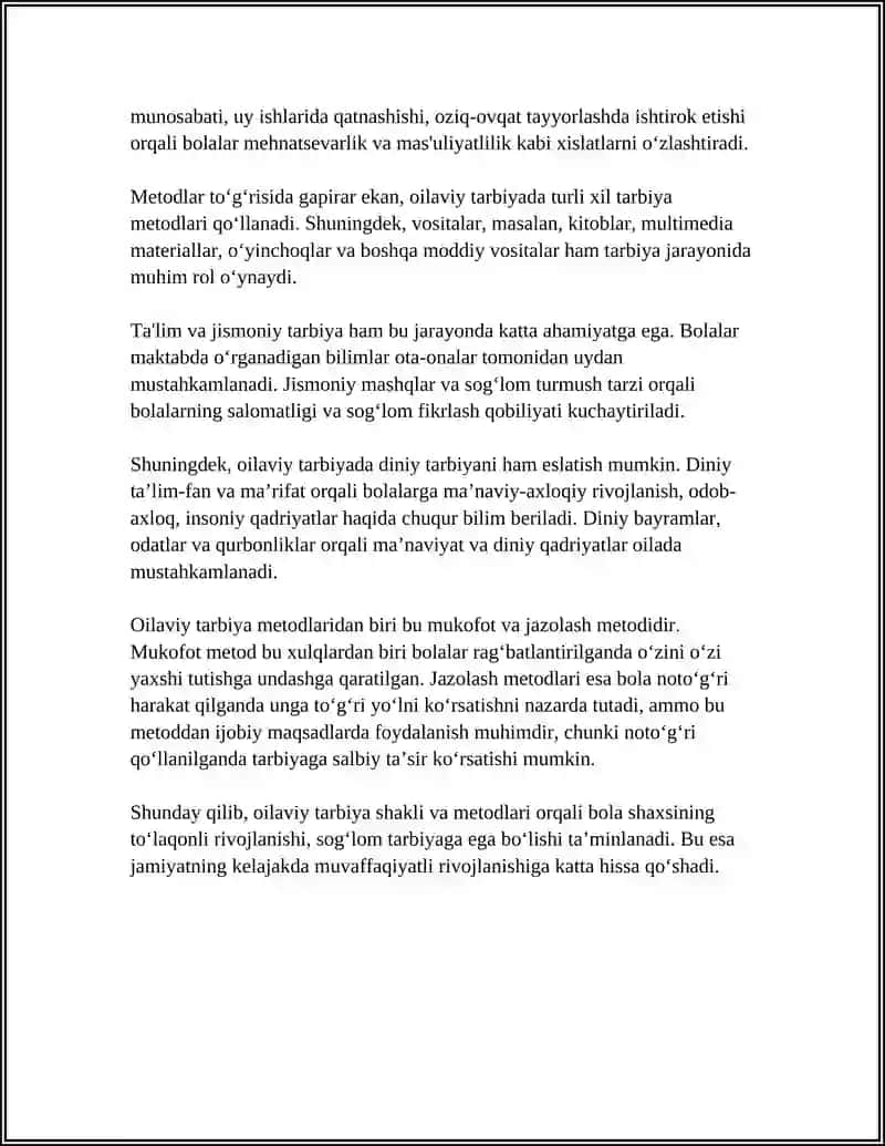 TARBIYA JARAYONINING SHAKLLARI VA METODLARI 4