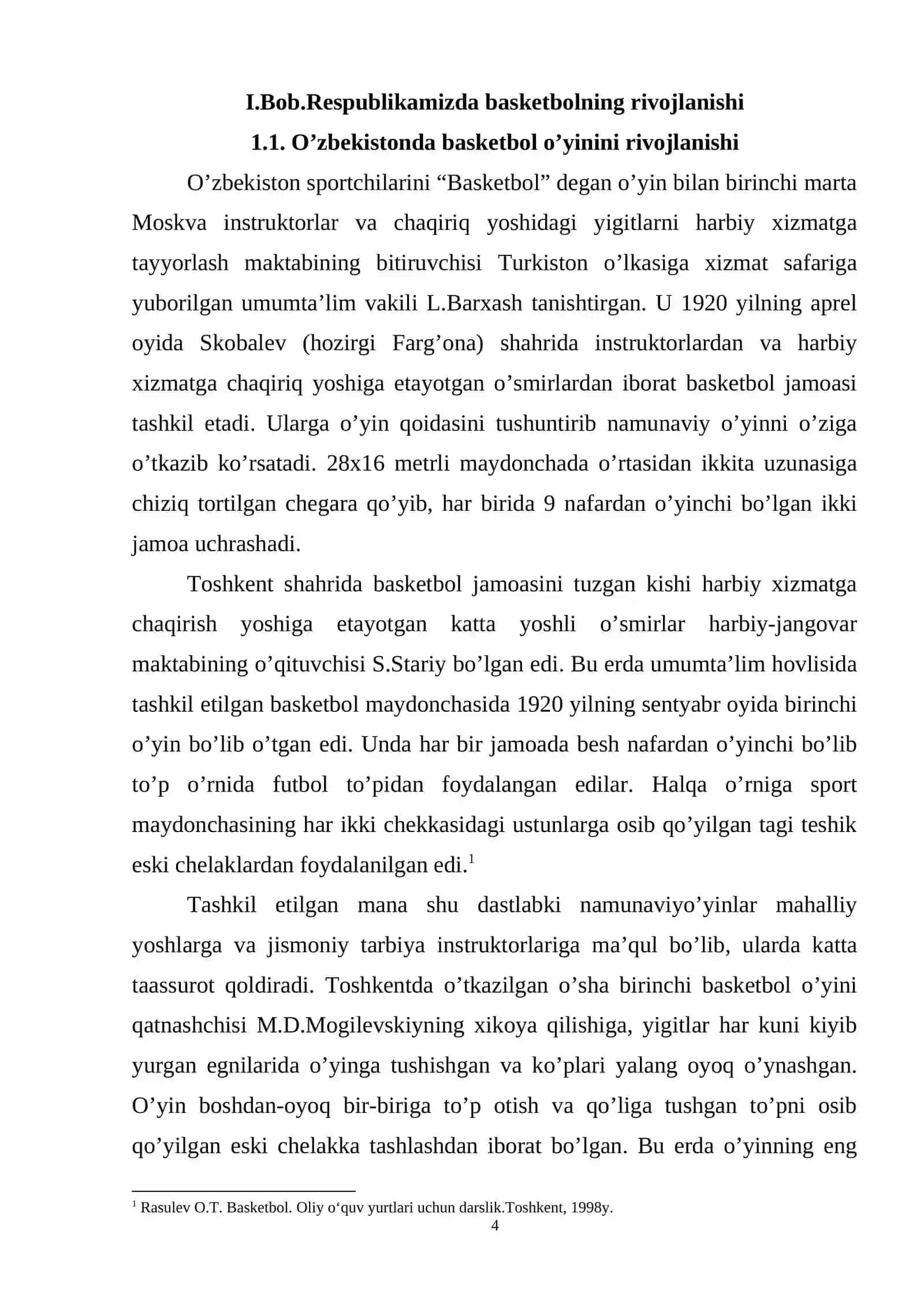 BASKETBOL MUSOBAQA QOIDALARI VA HAKAMLIK USLUBIYATI 4