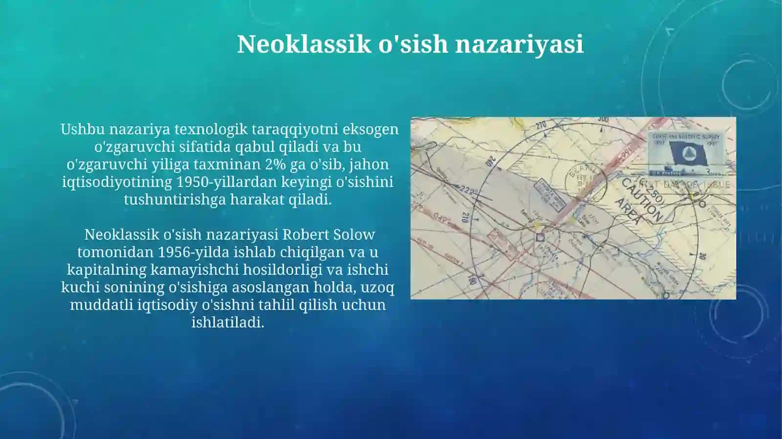 Iqtisodiy o'sish va rivojlanish tahlilining ekonomik modellari 4