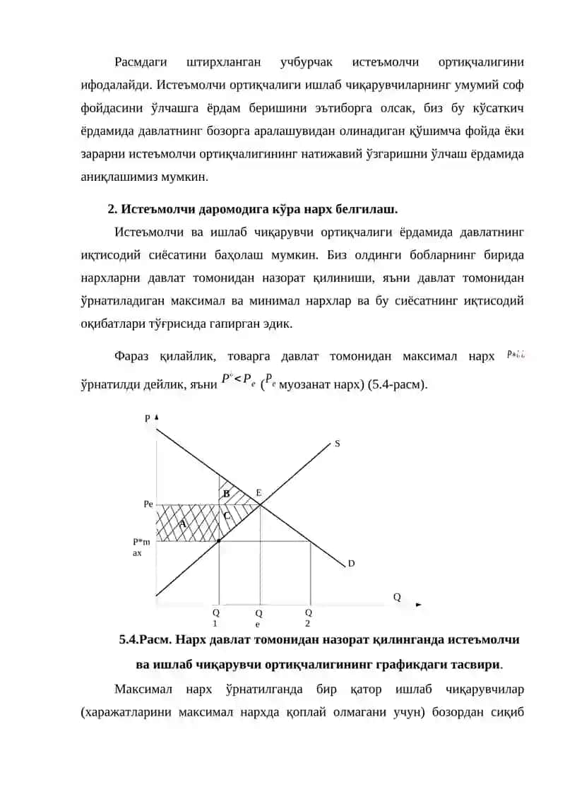 Нарх устидан назорат ва бозор фаолияти 4