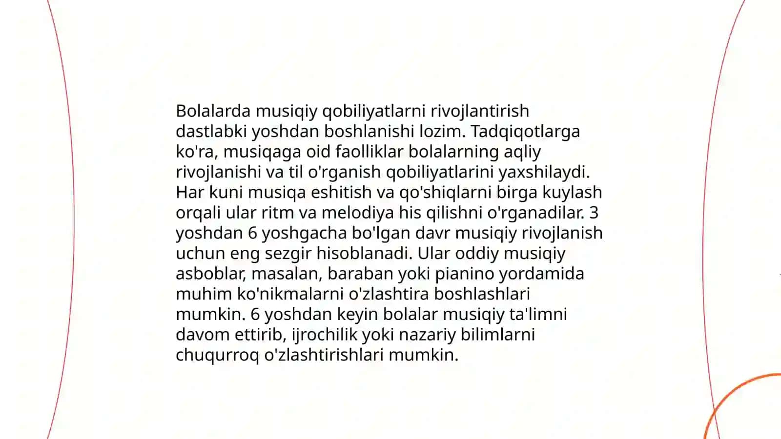 Musiqiy faoliyatning ahamiyati 4