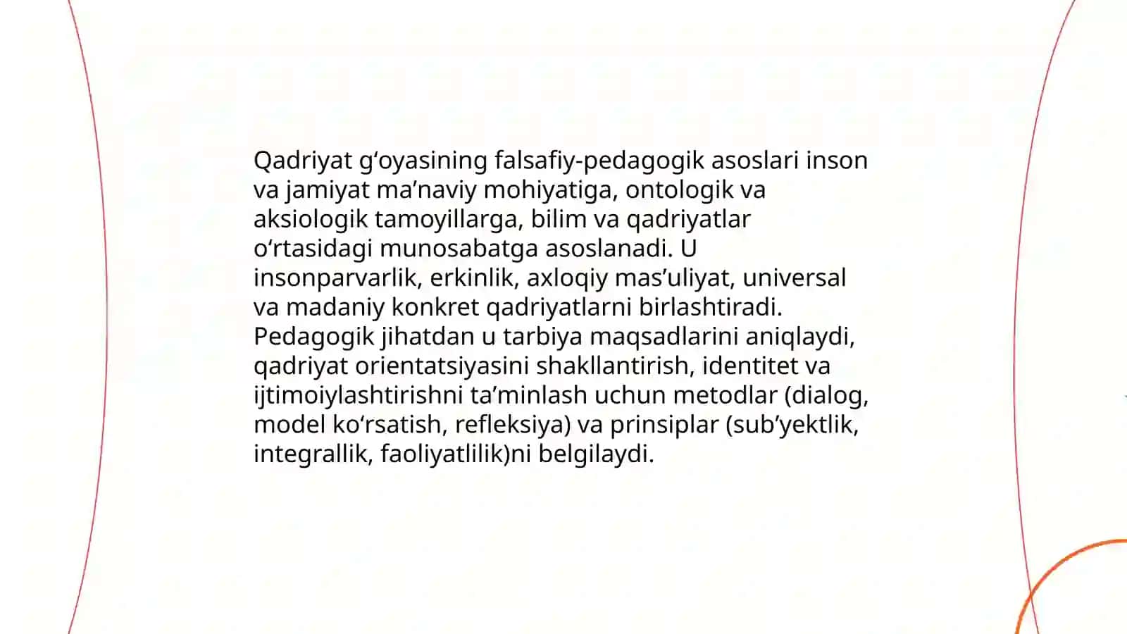 Qadriyat gʻoyasi va uning aksiologiyadagi gʻoyasi 4