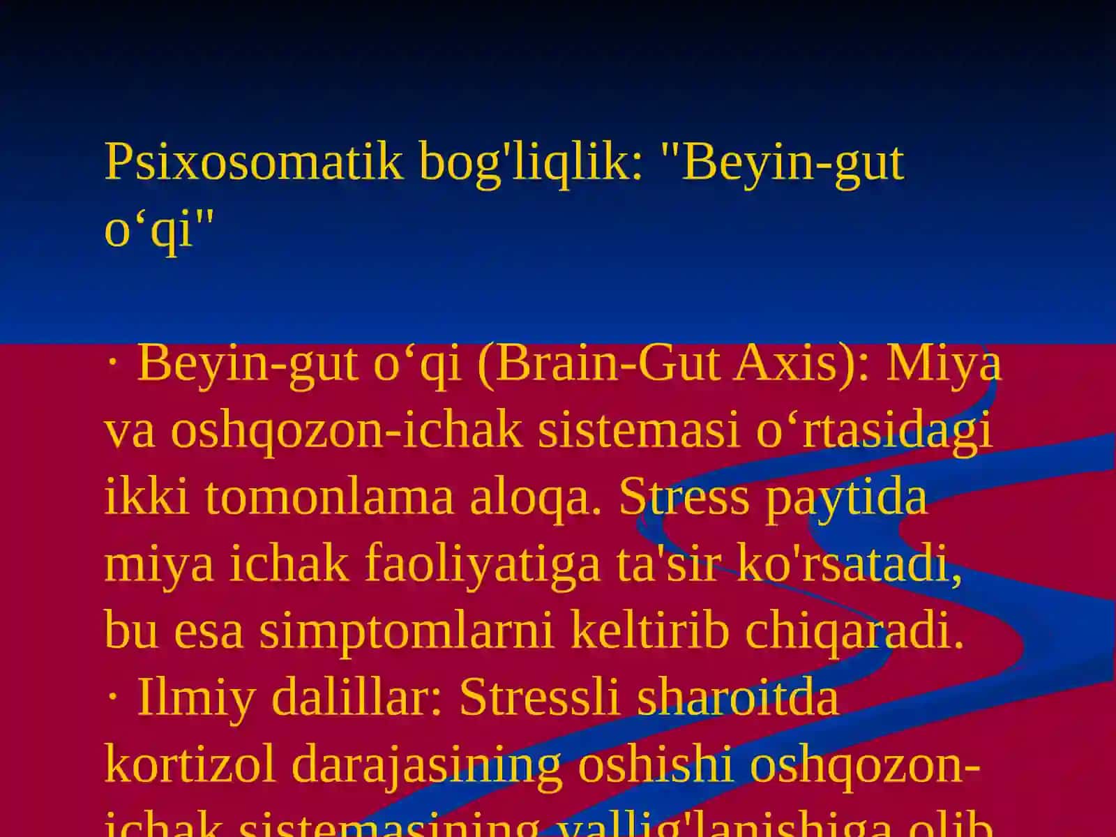 Oshqozon-ichak kasalliklari bilan og'rigan bemorlar psixologiyasi 4