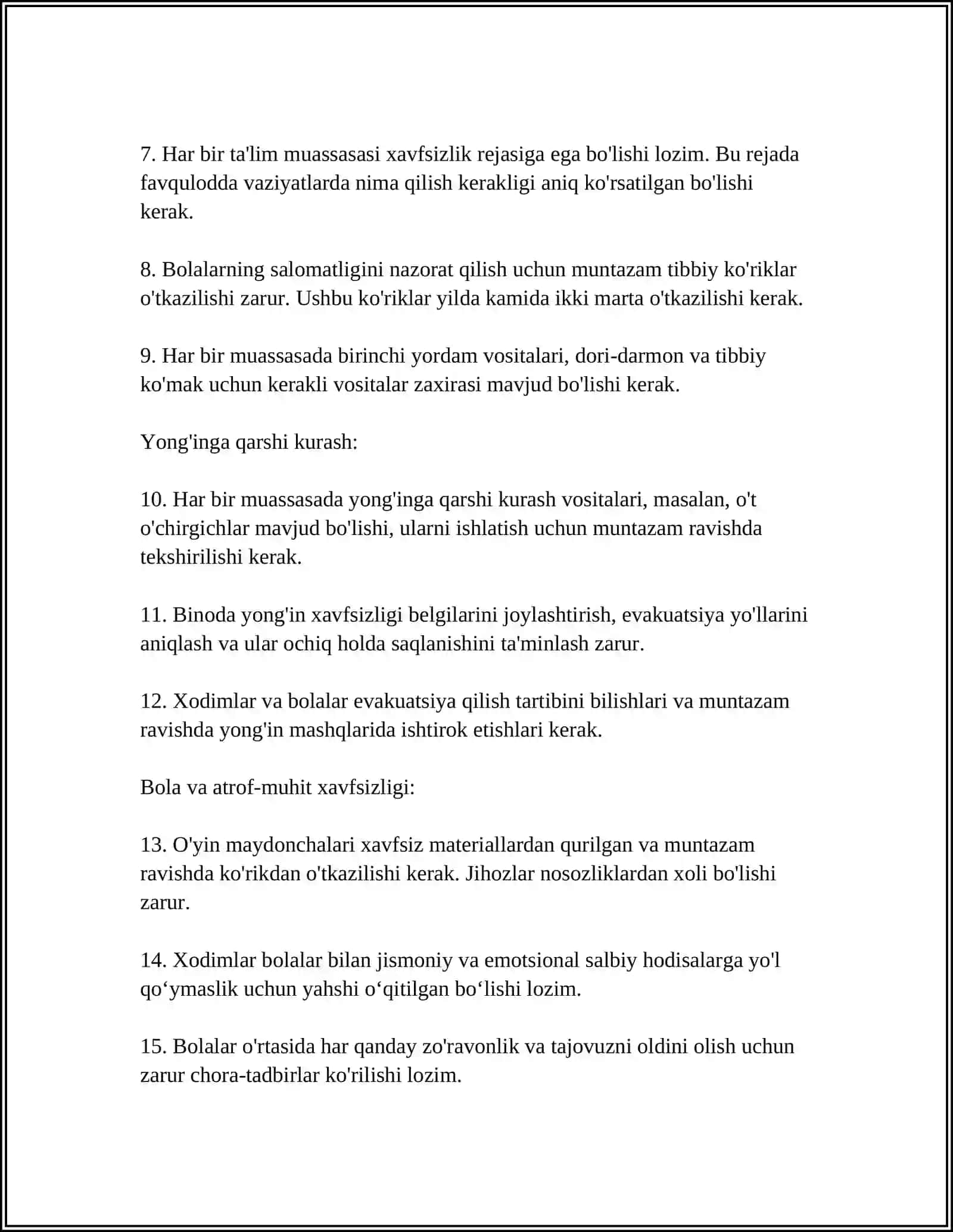 MAKTABGACHA TALIM TASHKILOTLARIDA XAVFSIZLIK GIGENASI VA JISMONIY 4