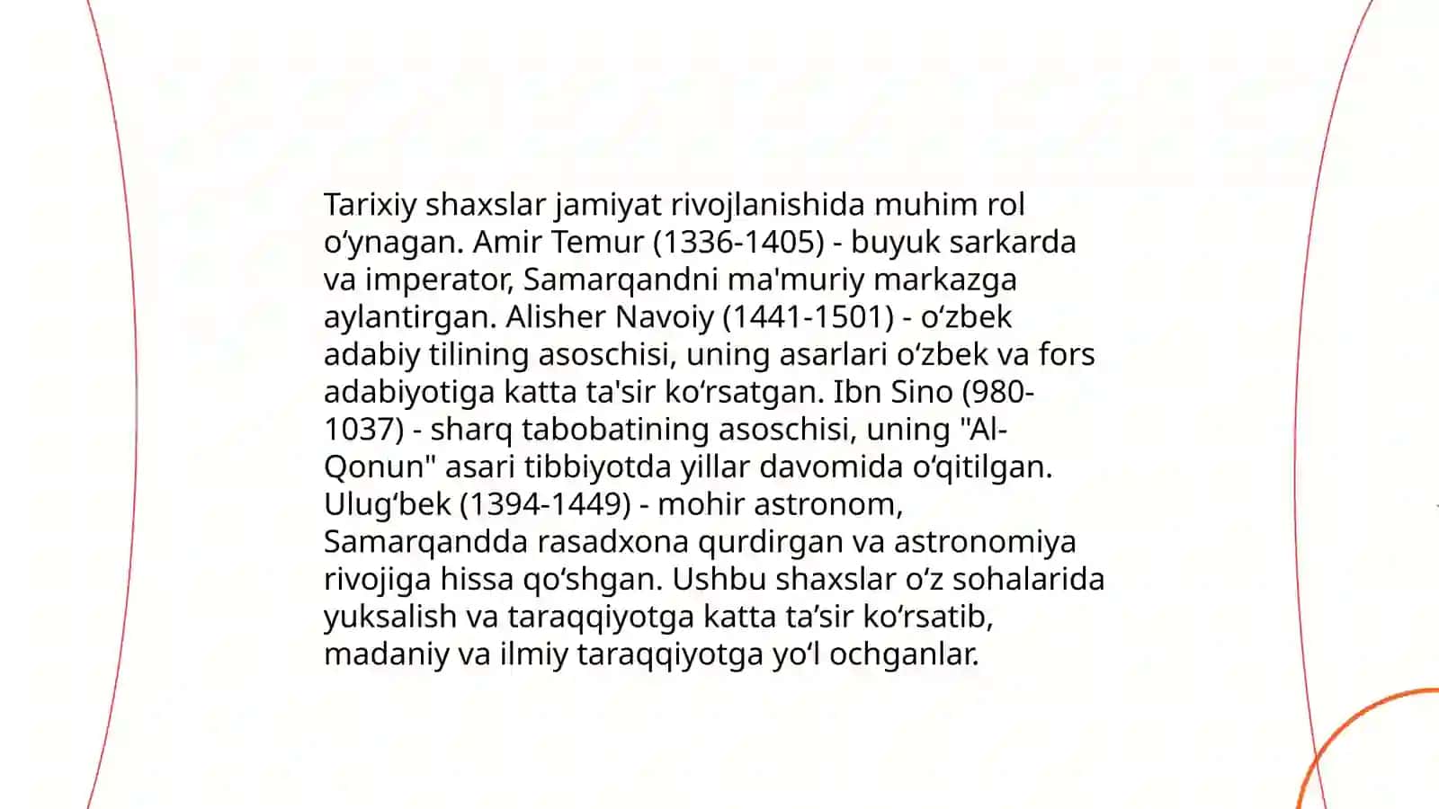 Beruniyning "Oʻtmish xalqlardan qolgan yodgorliklar" asaridagi rivoyatlarni tahlil qilish 4