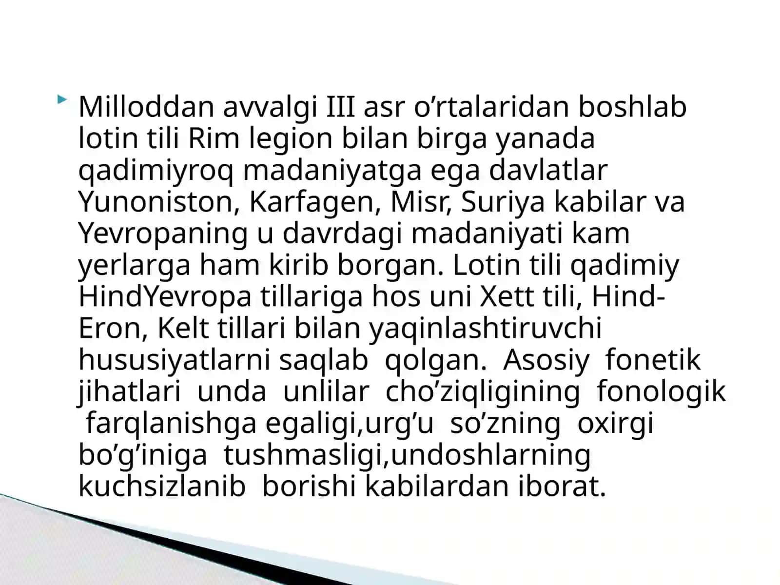 Lotin tili tarixi 4