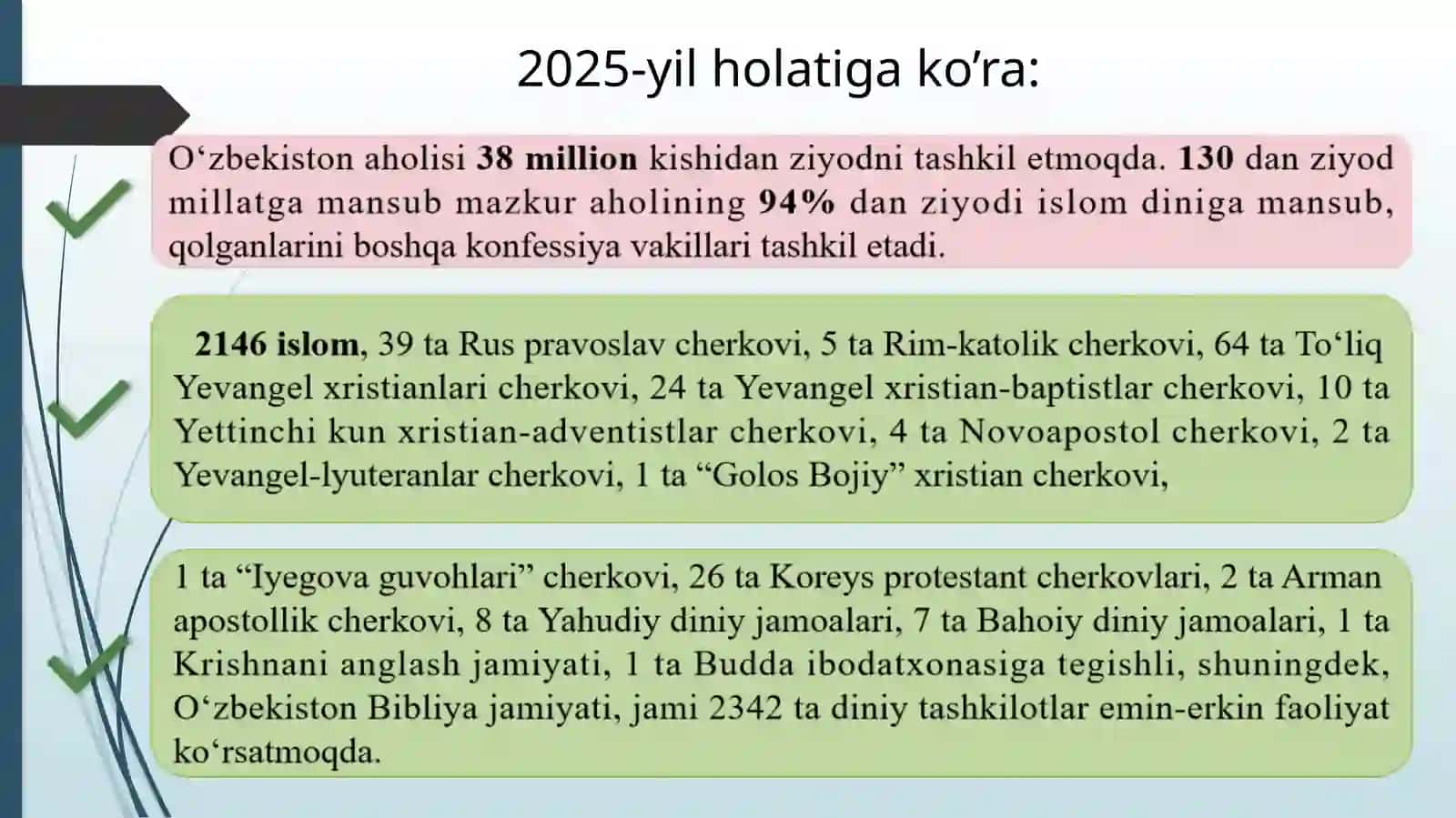 O'zbekistonda faoliyat yurituvchi diniy tashkilotlar 4