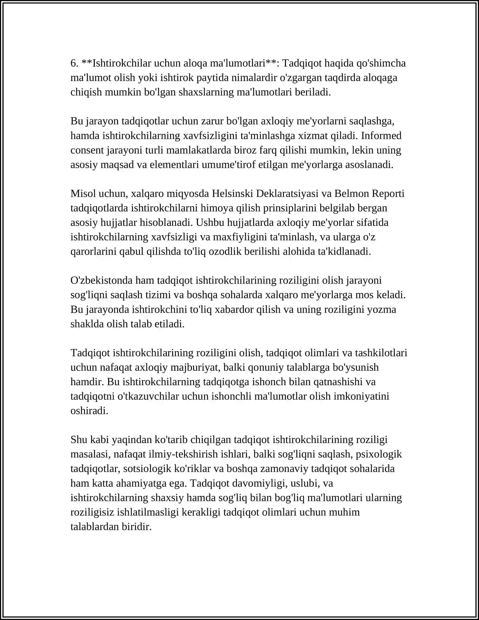 IJTIMOIY ISHDA TADQIQOT ÒTKAZISHNING ETIKASI 4