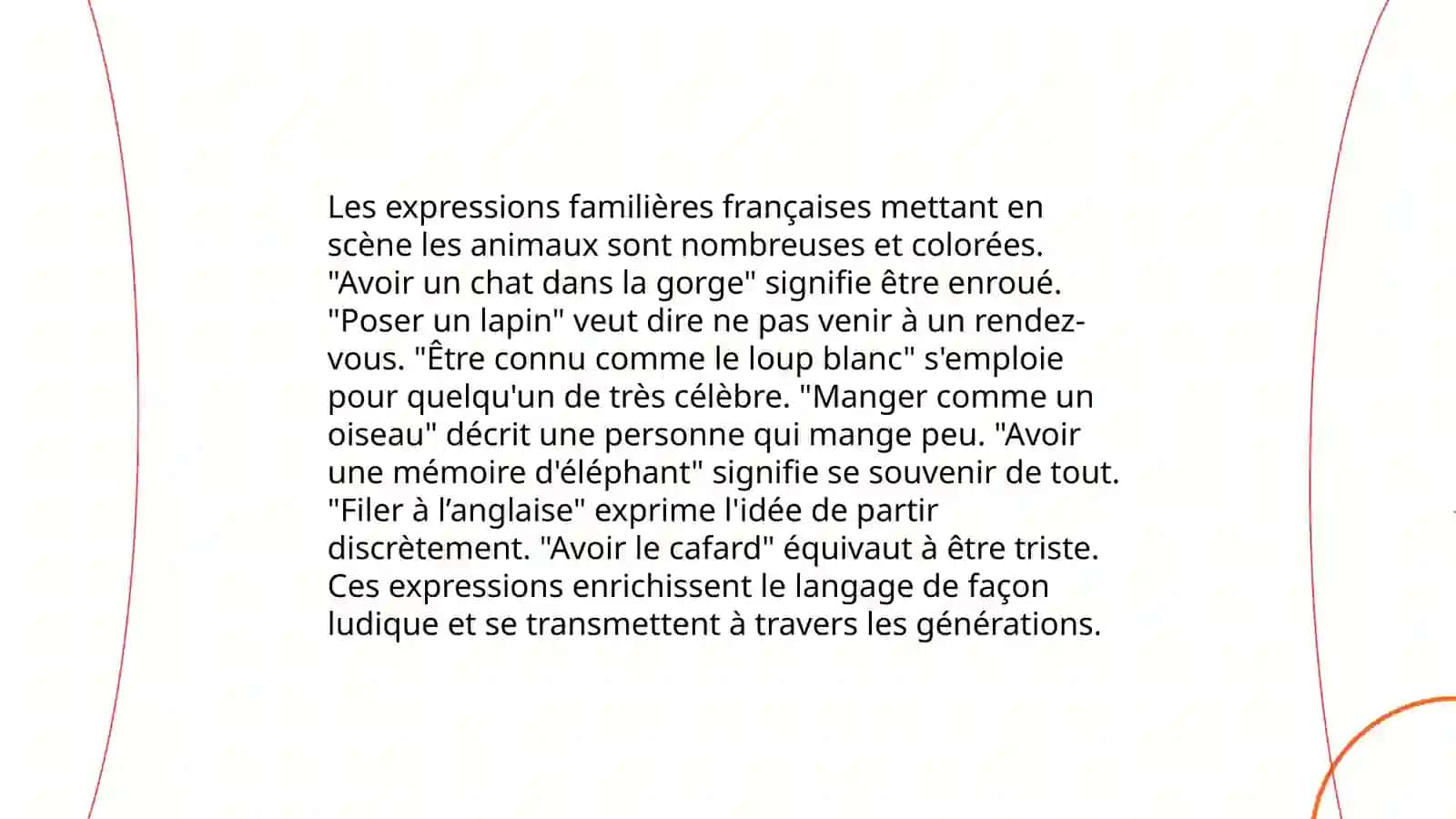 Les mots familiers. Les droit des animaux,,Nature.Animaux'' 4