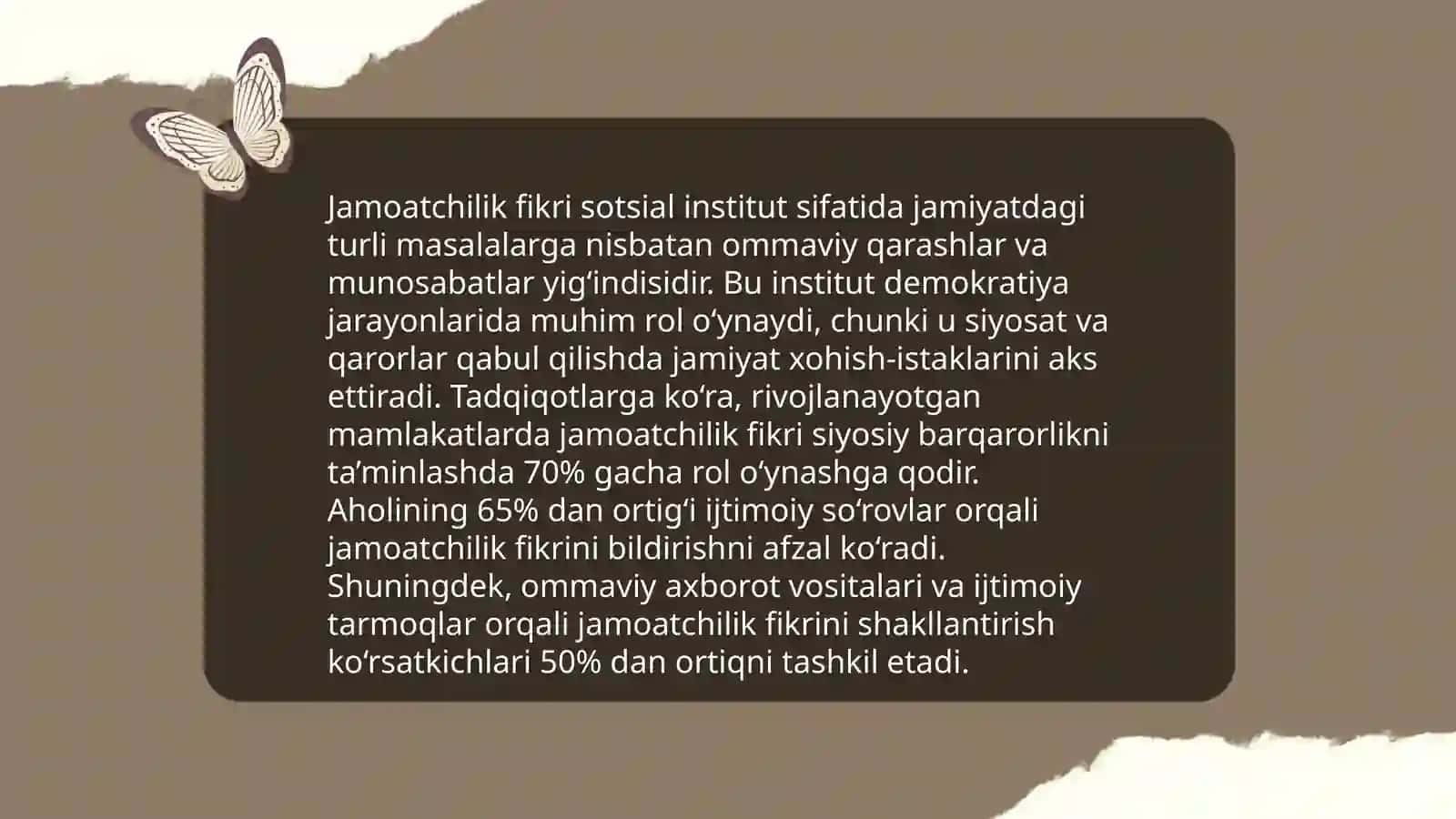 Jamoatchilik fikri sotsial institut sifatida 4