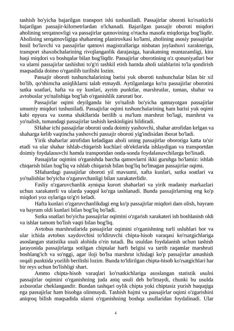 PASSAJIRLAR TASHISHNING ASOSIY ELEMENTLARI 4