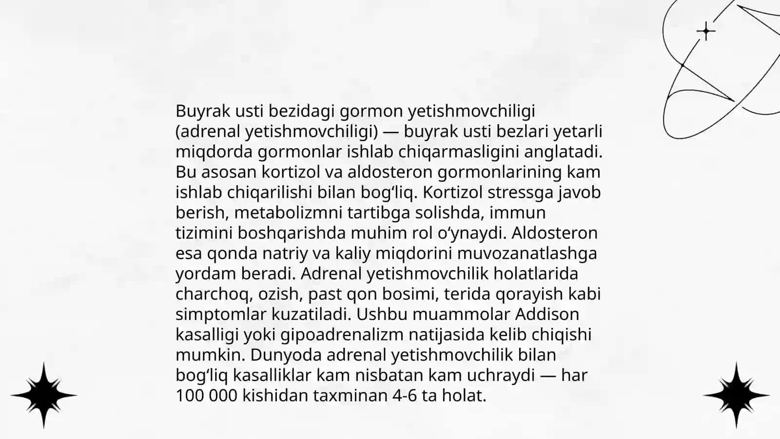 Buyrak usti bezi funksiyasining buzilishi 4