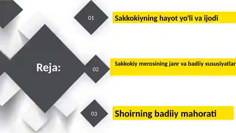 Sakkokiy she'riyatining badiiy xususiyatlari 4