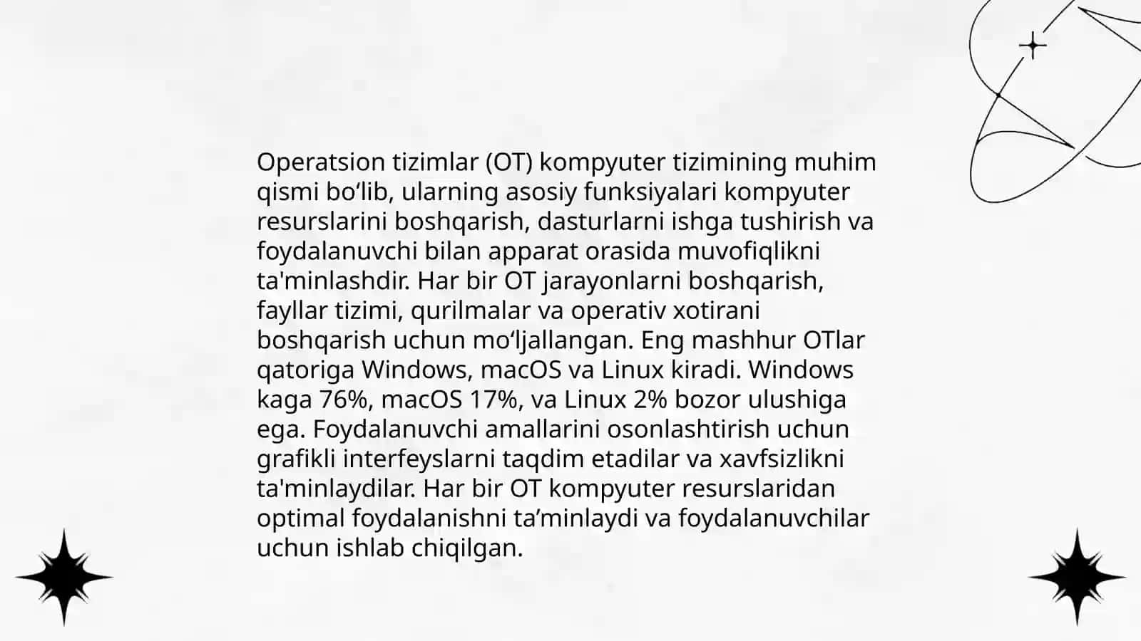 Kompyuter tizimlari va internet texnologiyalarining xizmat turlaridan foydalanishni oʻrganish 4