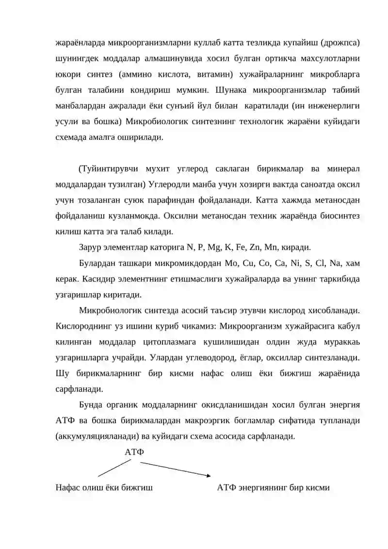 Микробиологик синтез 4