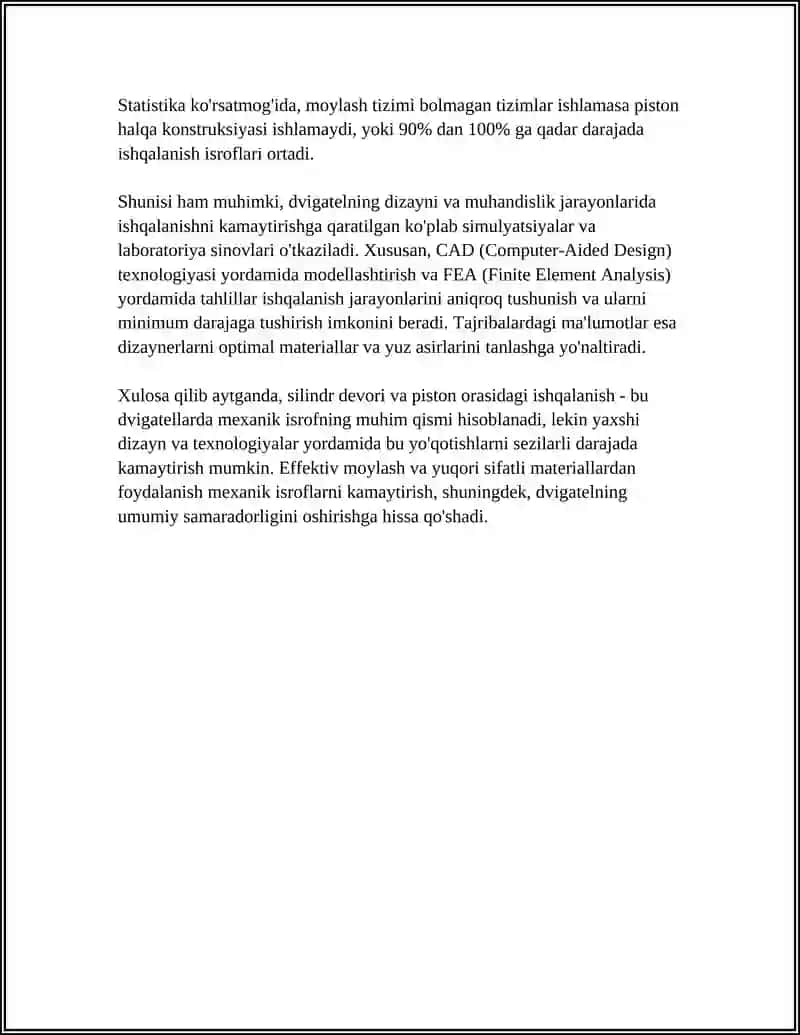 ICHKI YONUV DVIGATELLARINING MEXANIK ISROFLARI 4