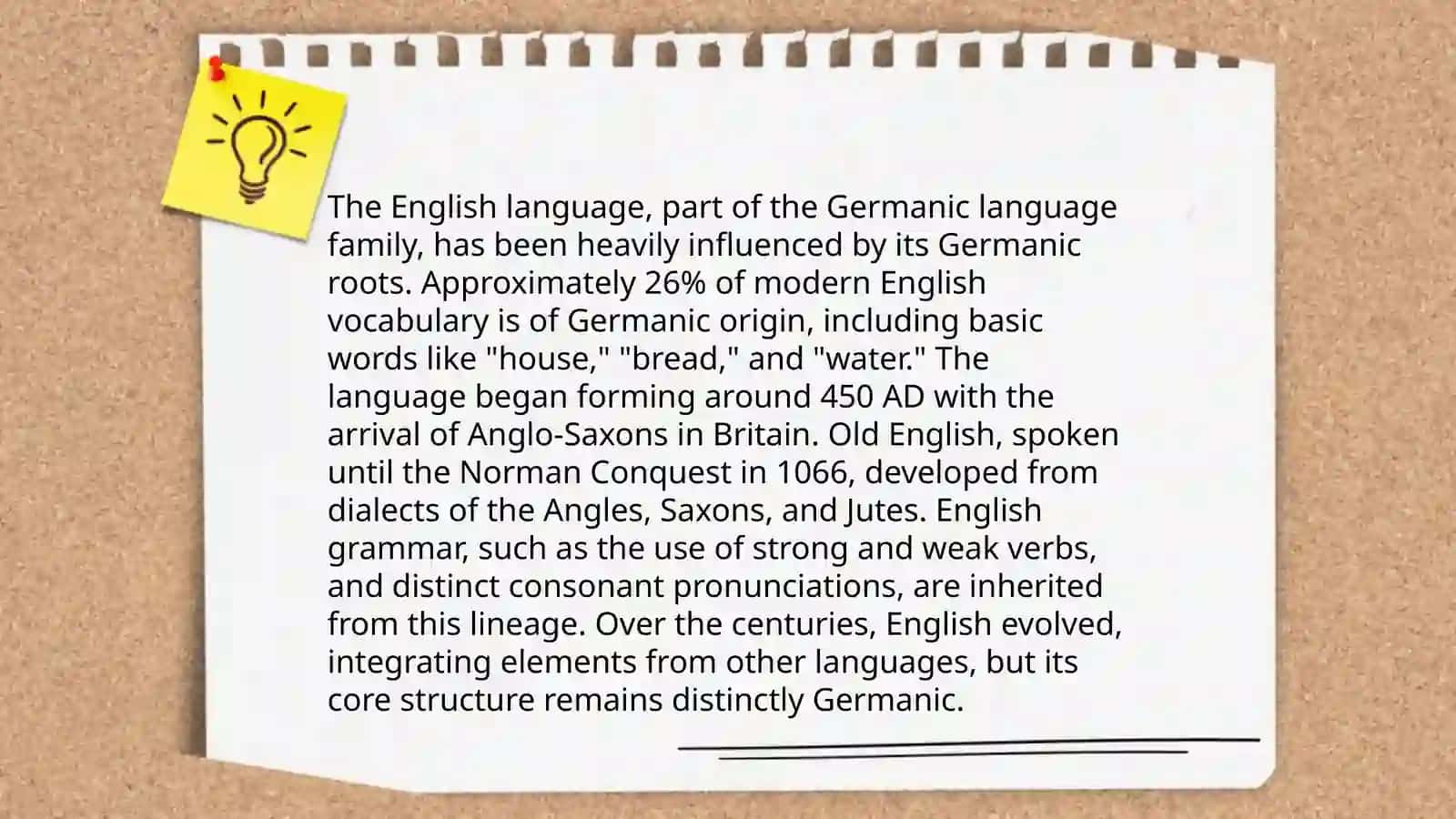Etymological classification of language vocabulary 4