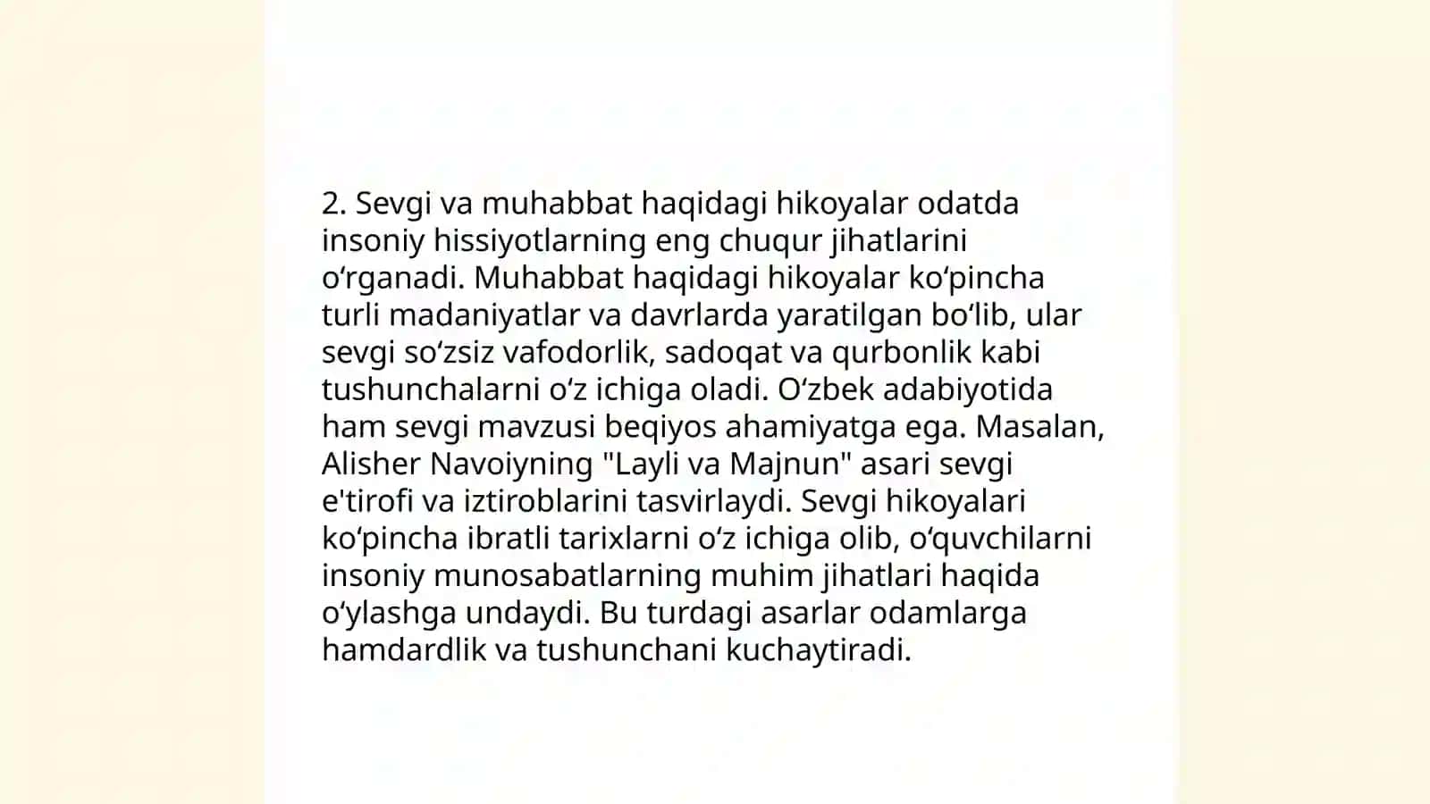Boshlang'ich sinf darsligidan epik hamda liroepik asarlar 4