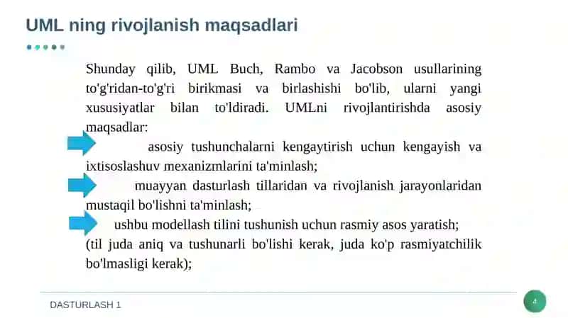 UML modellashtirish tili 4