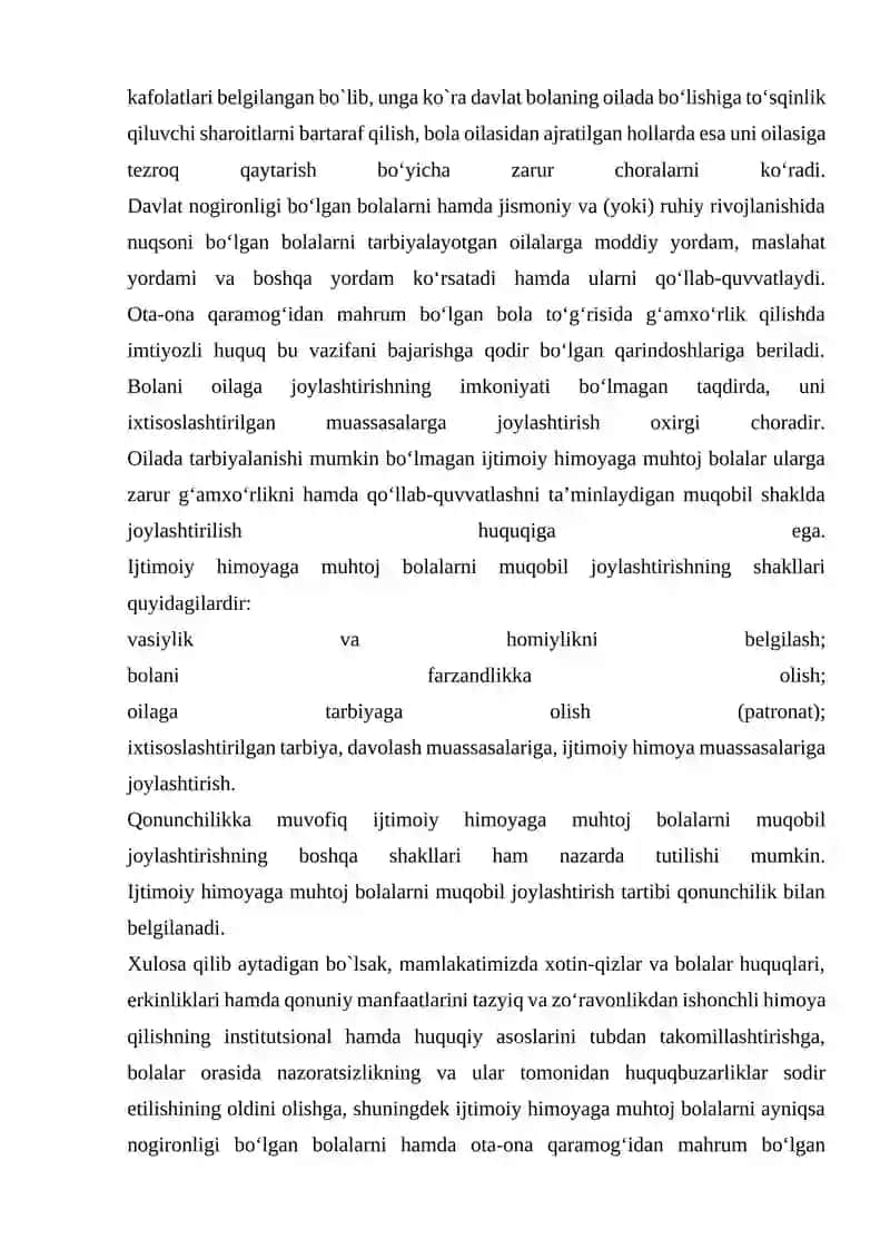 IJTIMOIY HIMOYAGA MUHTOJ BOLALAR HUQUQLARI 4