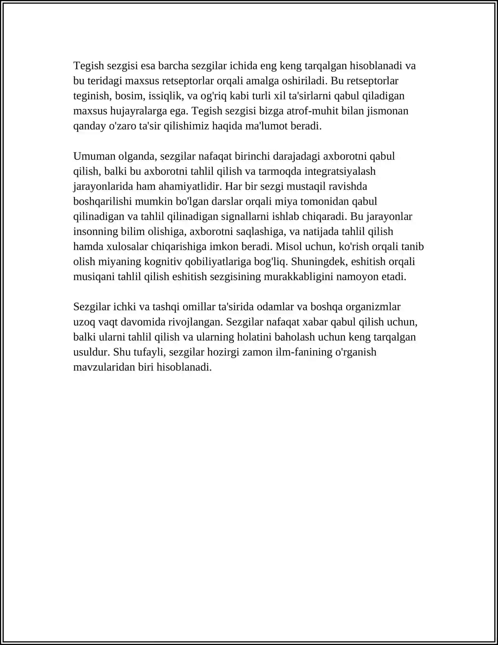 SEZGILAR HAQIDA UMUMIY TUSHUNCHA 4