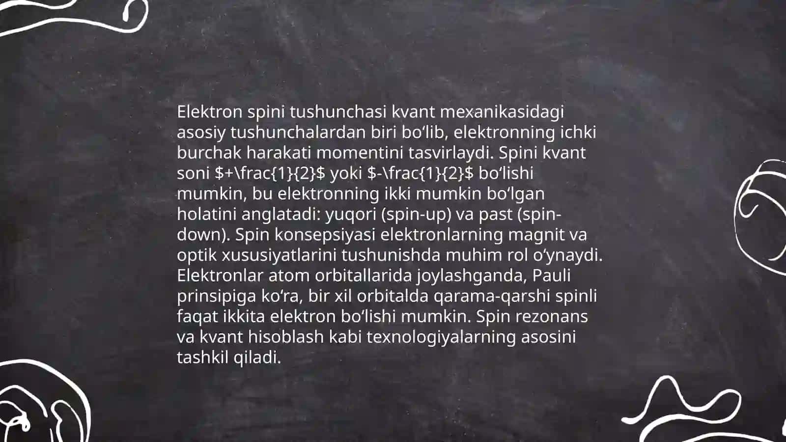 Ulenbek va Goudsimid tajribalari va elektron spini 4