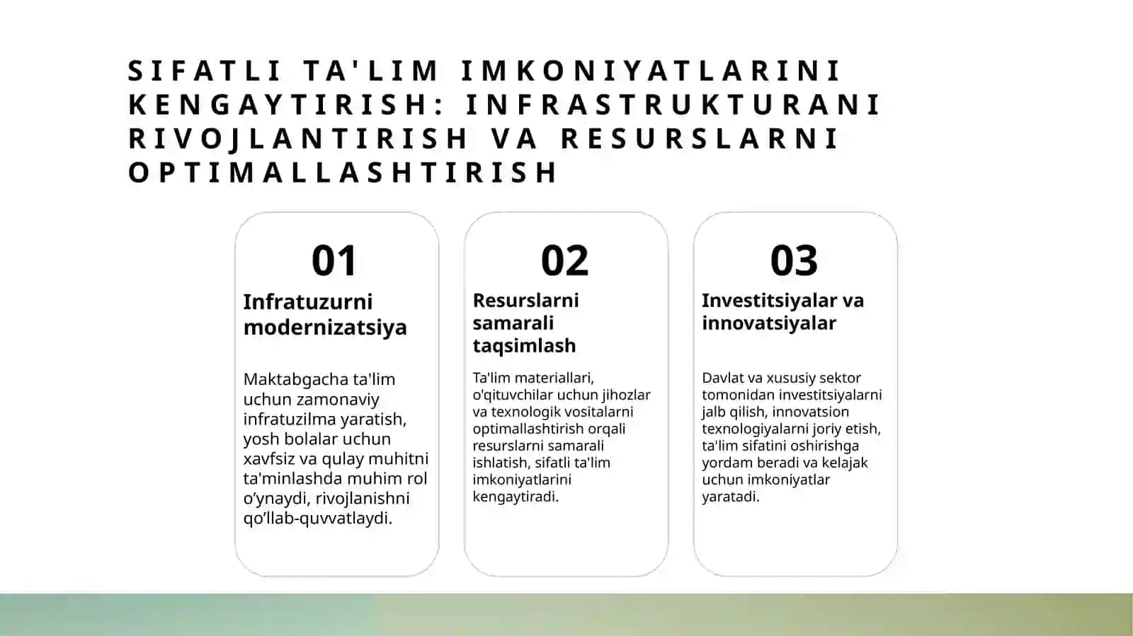Maktabgacha talimni rivojlantirish va moliyaviy taminlash 4