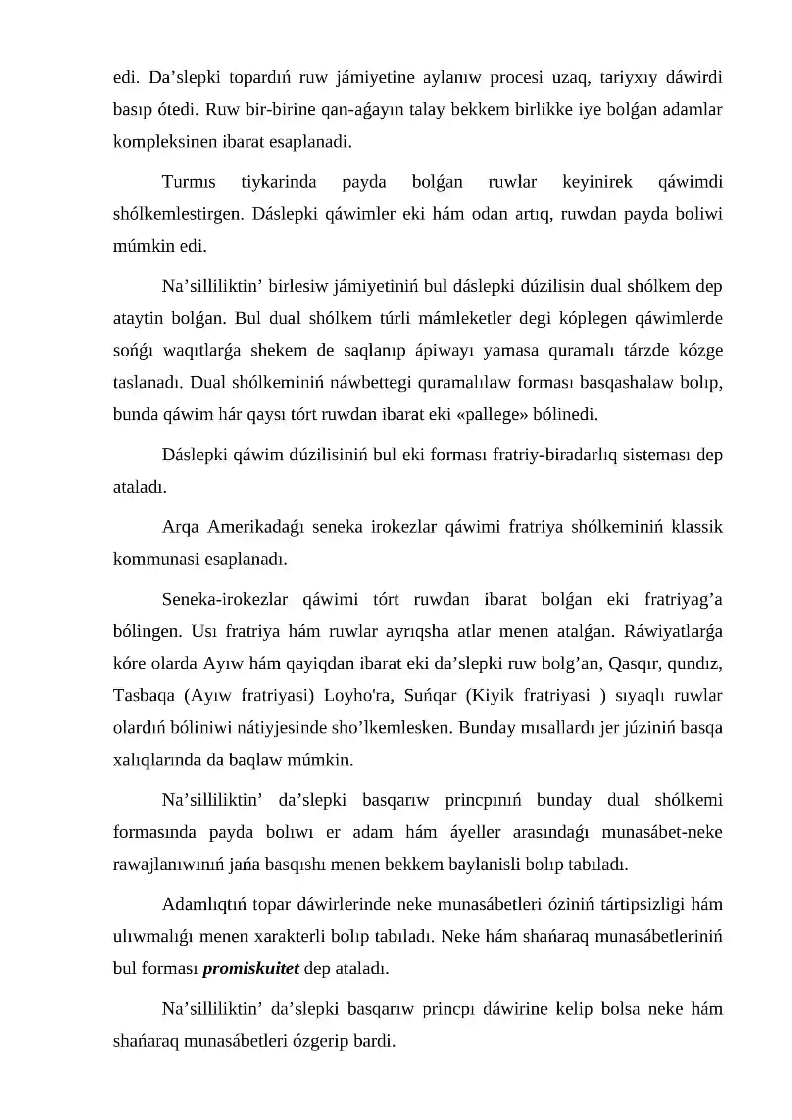 Dáslepki ruwdin’ payda boliwi hám rawajlanıwı 4