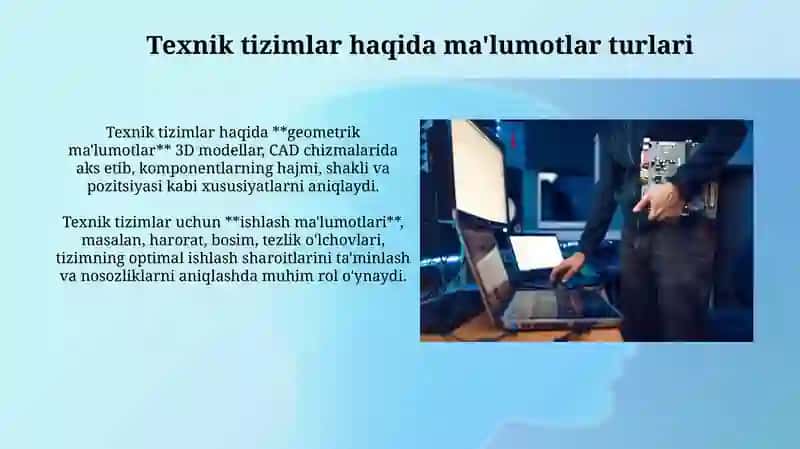 Texnik tizimlarni axborot Bilan ta'minlash va ularni boshqarish 4