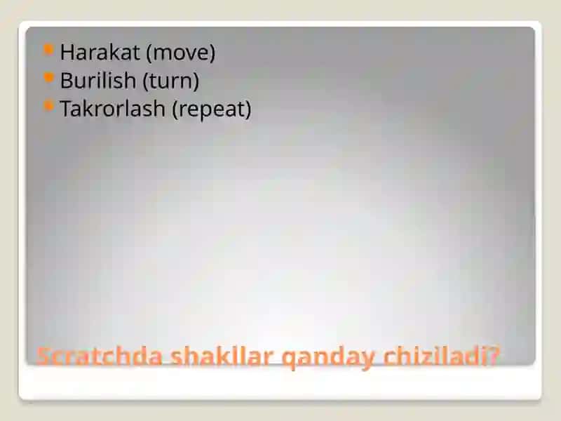 Scratchda shakllar bilan ishlash 4