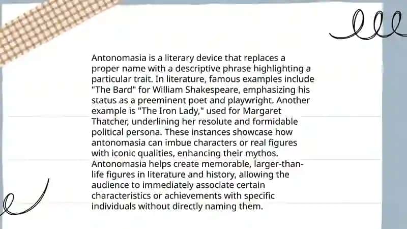 Antonomasia, Simile and its types in the studied language 4