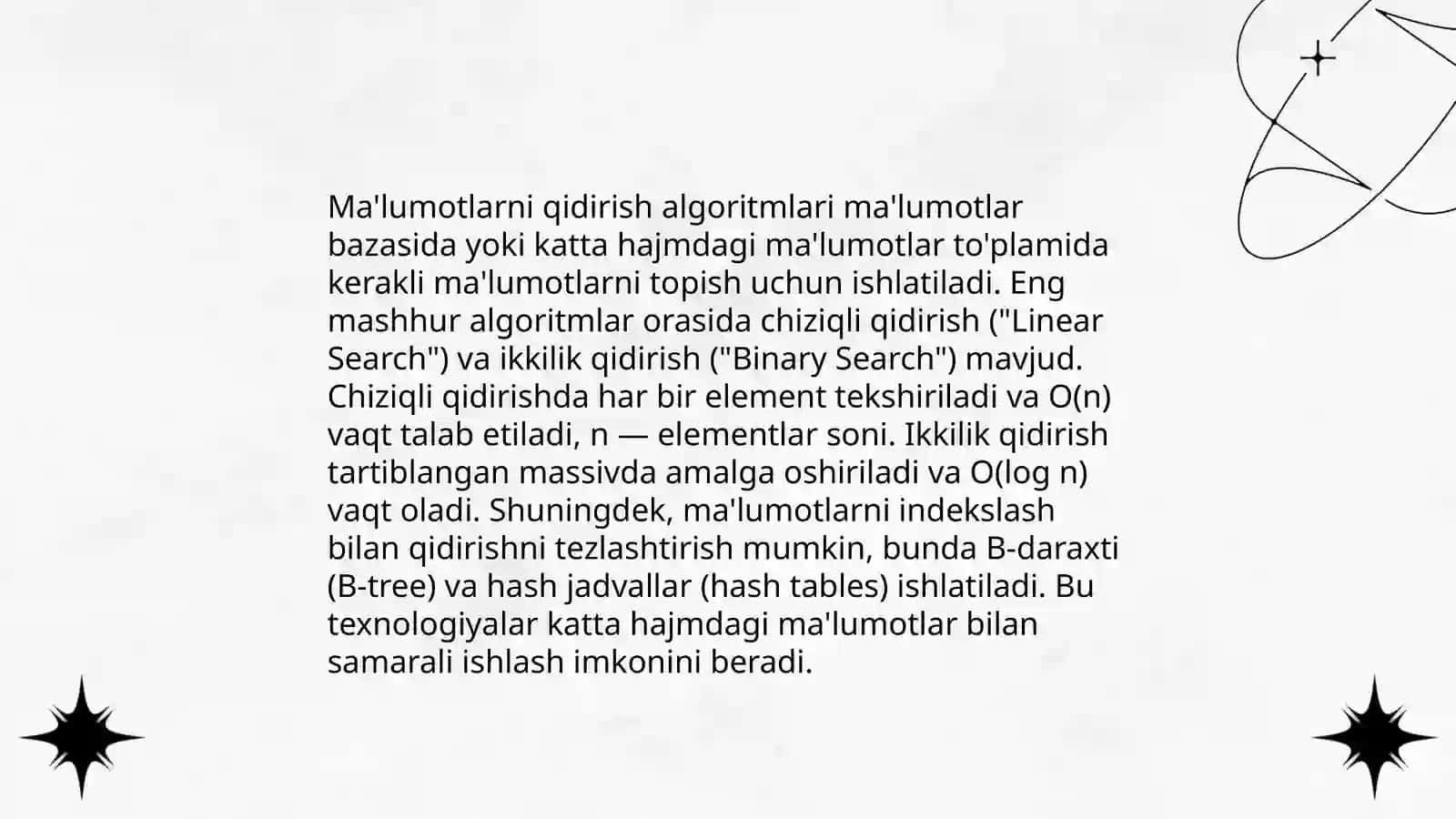 Ma'lumotlarni indekslash 4