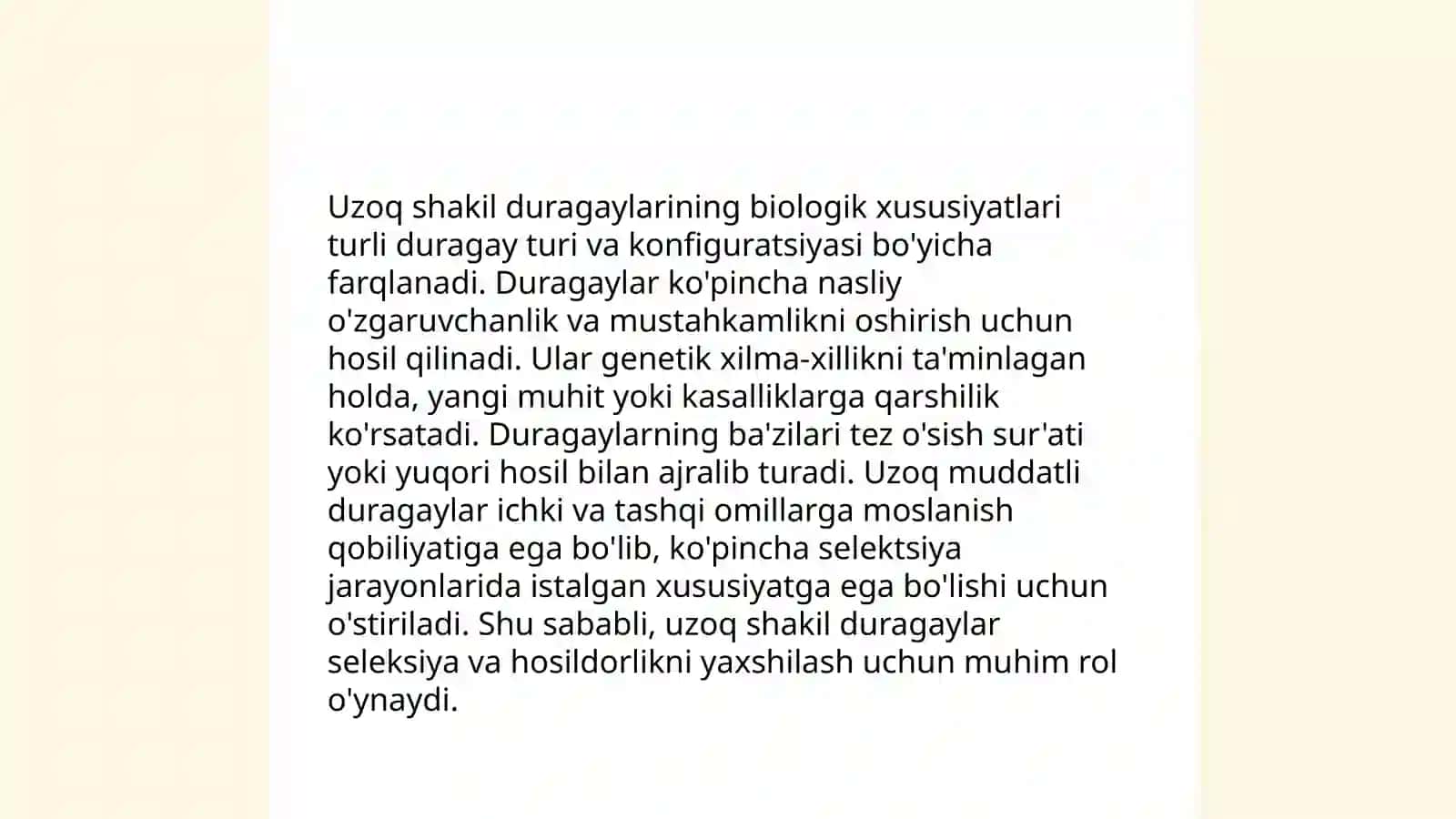 Uzoq shakil duragaylari 4