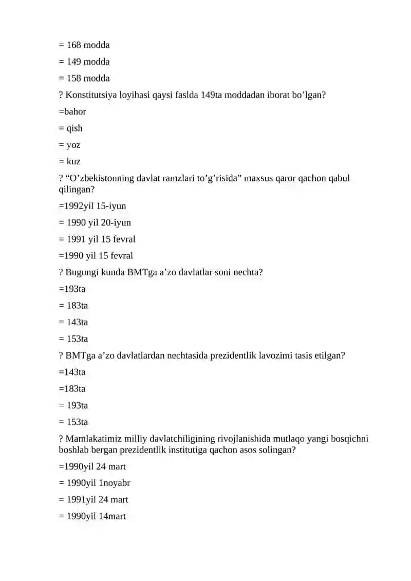 O'zbekiston SSRning Mustaqillik Deklaratsiyasi 4