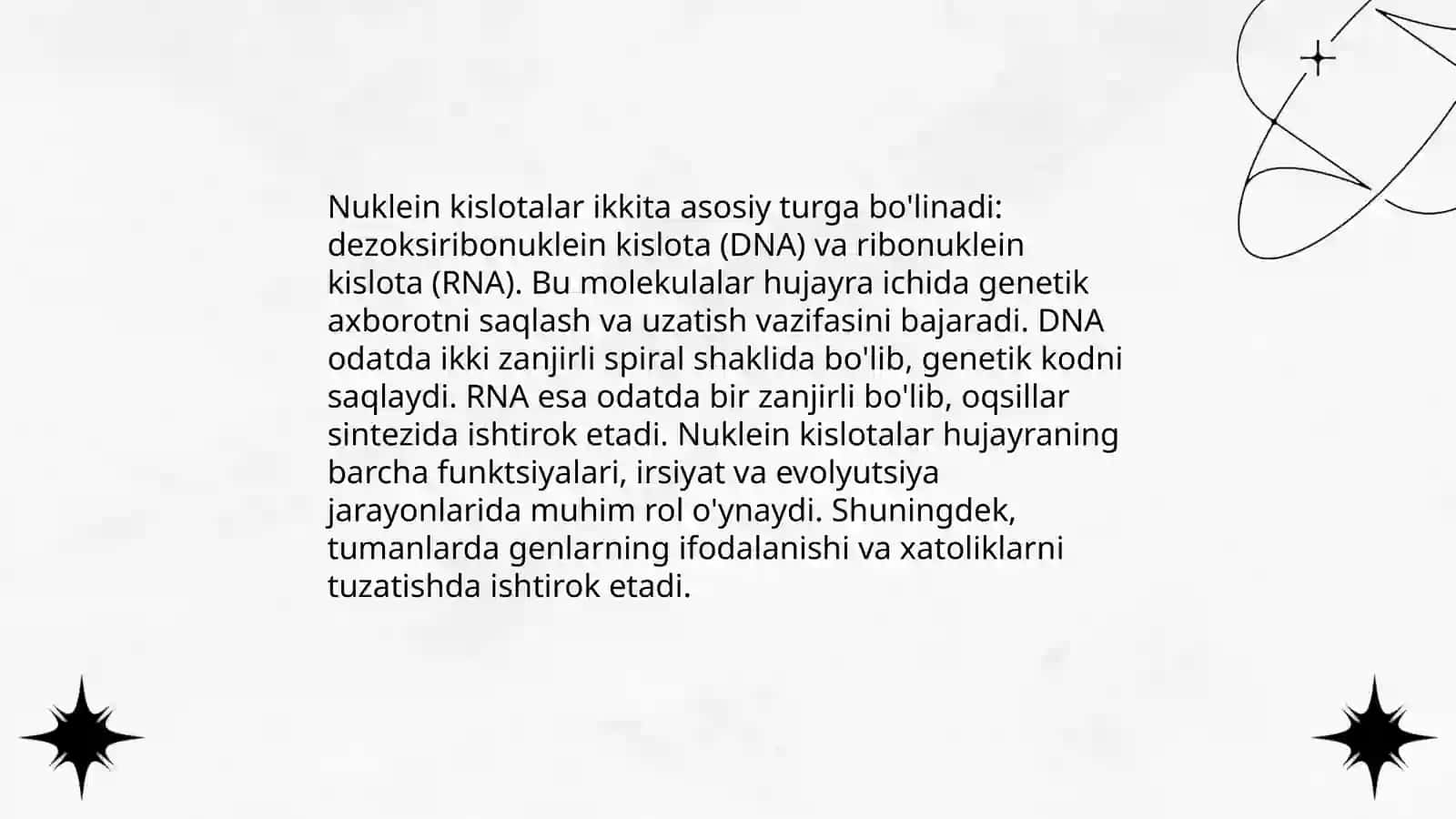 Hayotning molekular asoslari 4