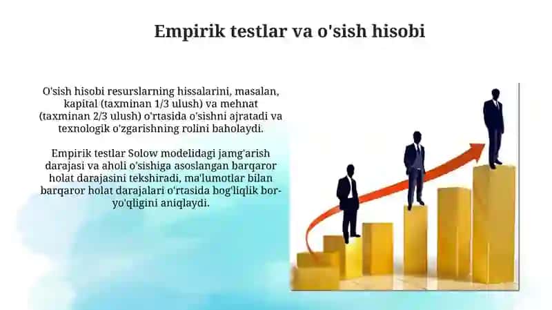Neoklassik o'sish modellari: Asoslar va kalibrlash 4